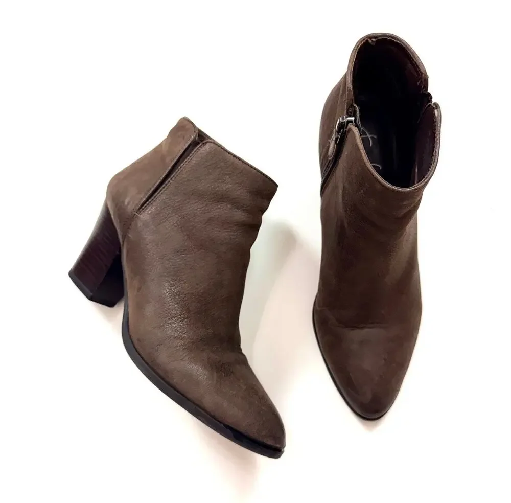 Franco Sarto Agenda Ankle Boots in Truffle